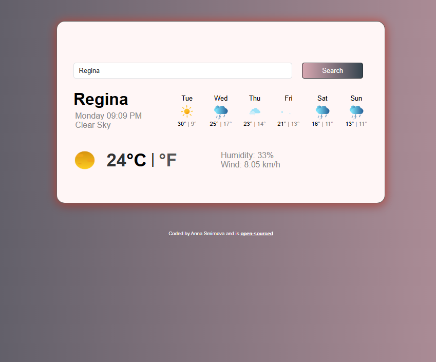 React Weather App